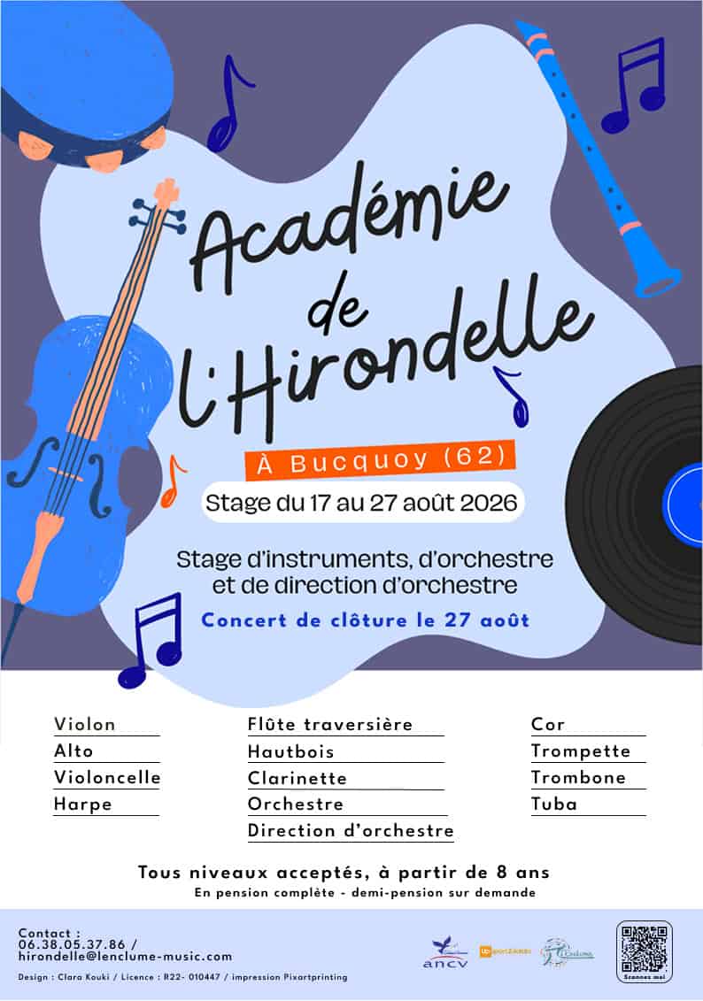 affiche stage hirondelle